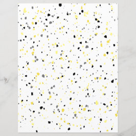 Lámina Papel moderno y gris gris Terrazzo