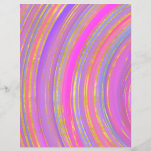 Lámina Papel multicolor y carátula de oro