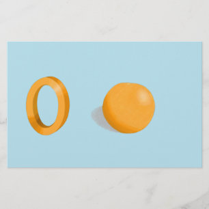 Lámina Papel naranja