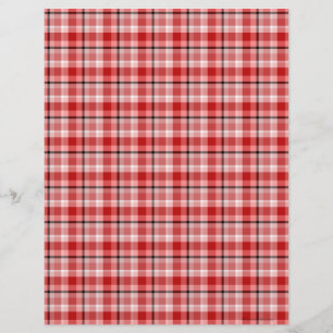 Lámina Papel negro de crapbook rojo