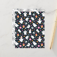 Papel negro para los fantasmas de Halloween