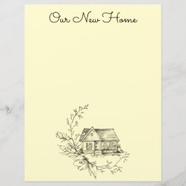 Lámina Papel o papelería para cuadrilla de algodón esboza