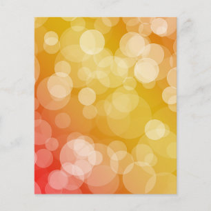 Lámina Papel Ombre Bokeh Scrapbook - Amarillo y Naranja