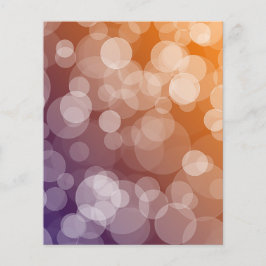 Lámina Papel Ombre Bokeh Scrapbook - Naranja y púrpura