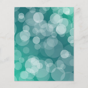 Lámina Papel Ombre Bokeh Scrapbook - Verde azulado