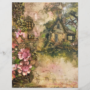 Lámina Papel otoñal del diario no deseado