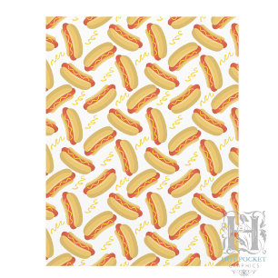 Lámina Papel para Álbum de Recortes de Hot Dogs