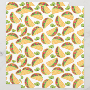 Lámina Papel para Álbum de Recortes de Tacos