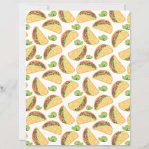 Lámina Papel para Álbum de Recortes de Tacos
