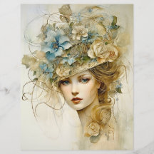 Papel para álbum de recortes Lady's Glimpse