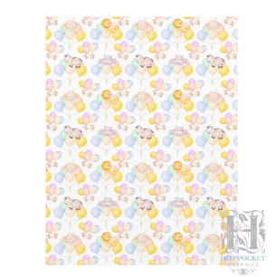 Lámina Papel para Álbum de Recuerdos de Baby Shower de Sa