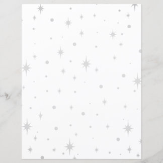 Lámina Papel para diario de chatarra de estrella plateada