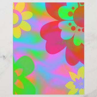 Lámina Papel para el esquema de energía de las flores