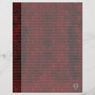 Lámina Papel para el ordenador portátil de gótico Red Sil