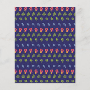 Lámina Papel para el rastreo del patrón verde del Hibiscu