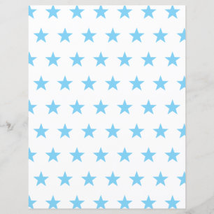 Lámina Papel para la artesanía - estrellas azules - patró