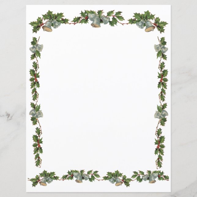 Lámina Papel para la carta de los Navidades de Holly y Be (Anverso)