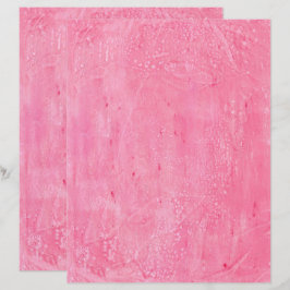 Lámina Papel para Scrapbook de Fondo Rosa Escarchado