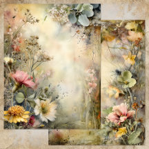 PAPEL PARA SCRAPBOOK DIARIO DEL JARDÍN ENCANTADO