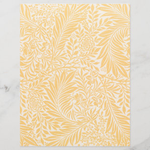 LÁMINA PAPEL PARA SCRAPBOOK: WILLIAM MORRIS: LARKSPUR