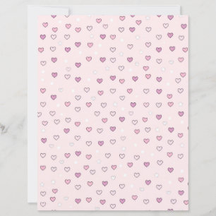 Lámina Papel Patrón Adorable para Manualidades y Diario