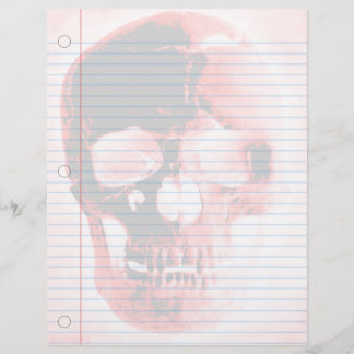 Lámina Papel portátil de Gótico de cráneo de vampiros