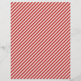 Lámina Papel rayado rojo de cuadernillo