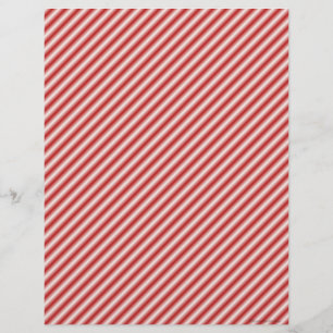 Lámina Papel rayado rojo de cuadernillo