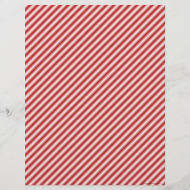 Lámina Papel rayado rojo de cuadernillo (Anverso)