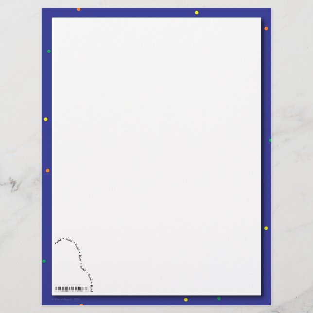 Lámina Papel Recital de Gran Piano Azul (Anverso)