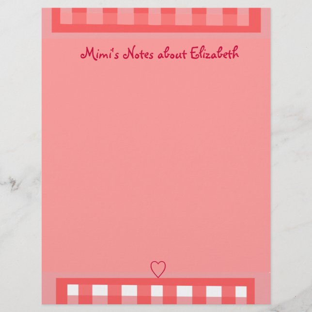 Lámina Papel rosado (Anverso)