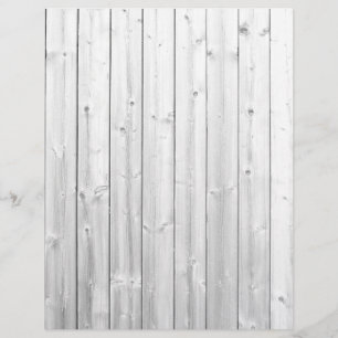 Lámina Papel rústico de madera blanca meteorizada