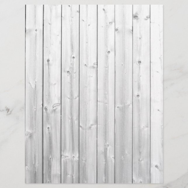 Lámina Papel rústico de madera blanca meteorizada (Anverso)