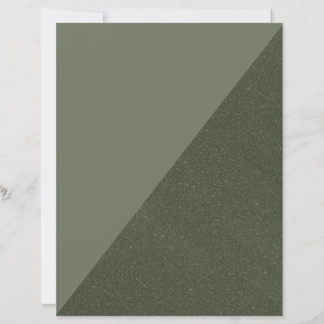 Lámina Papel Texturizado Verde Musgo Diagonal (Anverso)