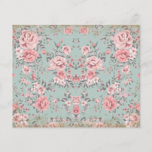 Lámina Papel vintage de Shabby Chic Scrapbook (Anverso)