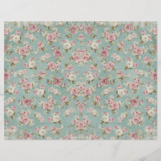 Lámina Papel vintage de Shabby Chic Scrapbook