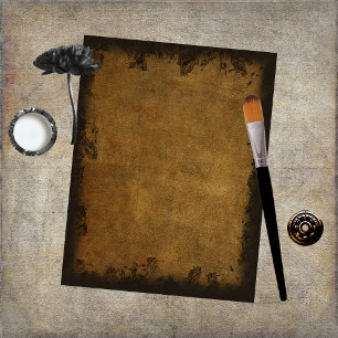 Lámina Papel vintage de Steampunk Scrapbook