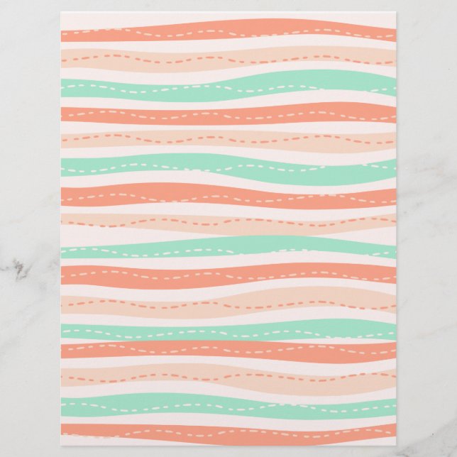 Lámina Papel Wavy Line Scrapbook (Anverso)
