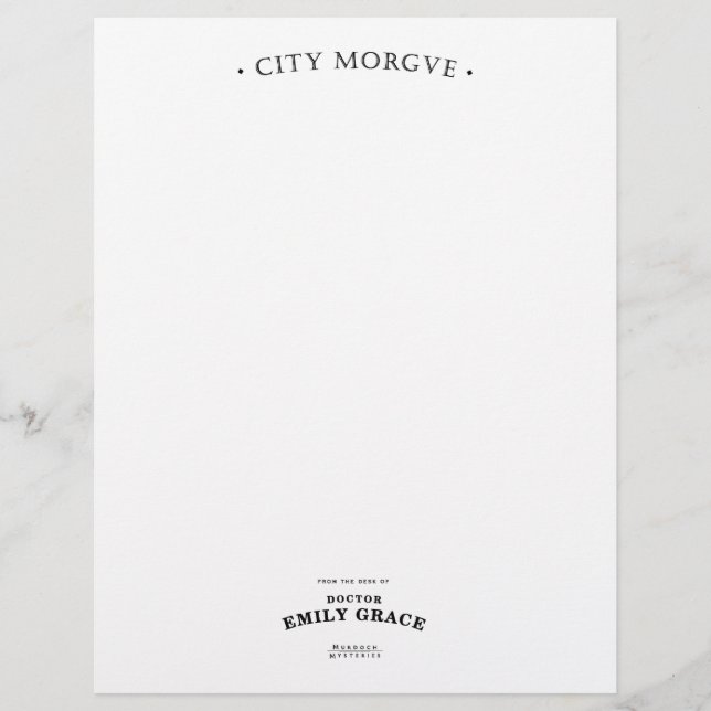 Lámina Papelería de la Dra. Grace (Anverso)