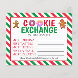 Lámina Papeletas de voto de Cookie Exchange