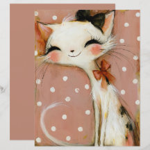 Papper de Scrapbook de Gato Terracota Rosa Polvori