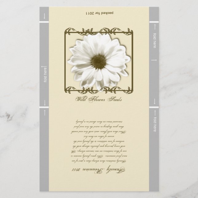 Lámina Paquete de Semillas Personalizadas (Anverso)