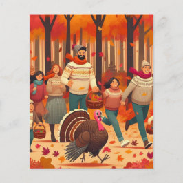 Lámina Para atrapar un pavo