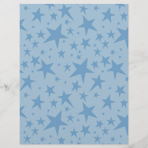 Lámina Para Baby Boy Papel Crapbook Grandes estrellas