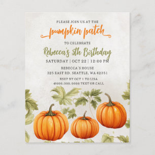 Lámina Parche de calabaza Naranja Quemado de Caída del Pr