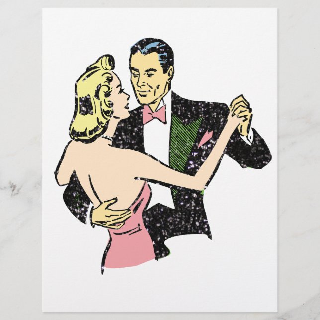 Lámina pareja de baile de cosecha (Anverso)