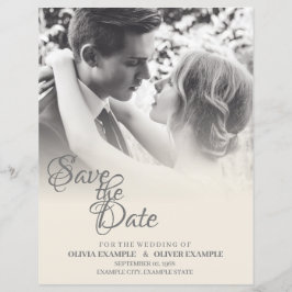 Lámina Pareja de bodas de besos en monocromo