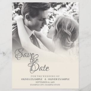 Lámina Pareja de bodas de besos en monocromo