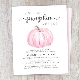 Lámina Parejas De Calabaza Cuta Bebé Chica Invitación A L