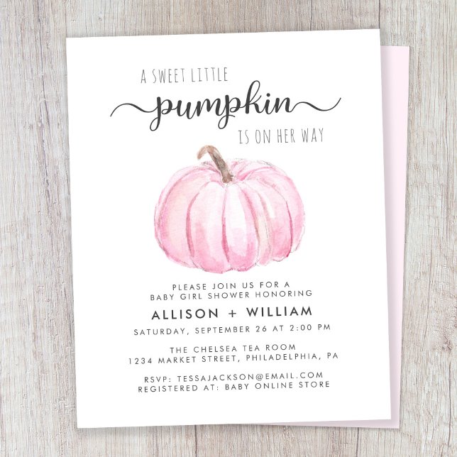 Lámina Parejas De Calabaza Cuta Bebé Chica Invitación A L (Subido por el creador)